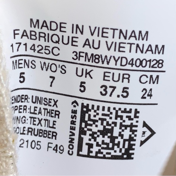 [BRAND NEW] CONVERSE CT ALL STAR LUGGED WINTER 2.0 COLD FUSION EG TWINE SIZE 7 - Picture 8 of 8